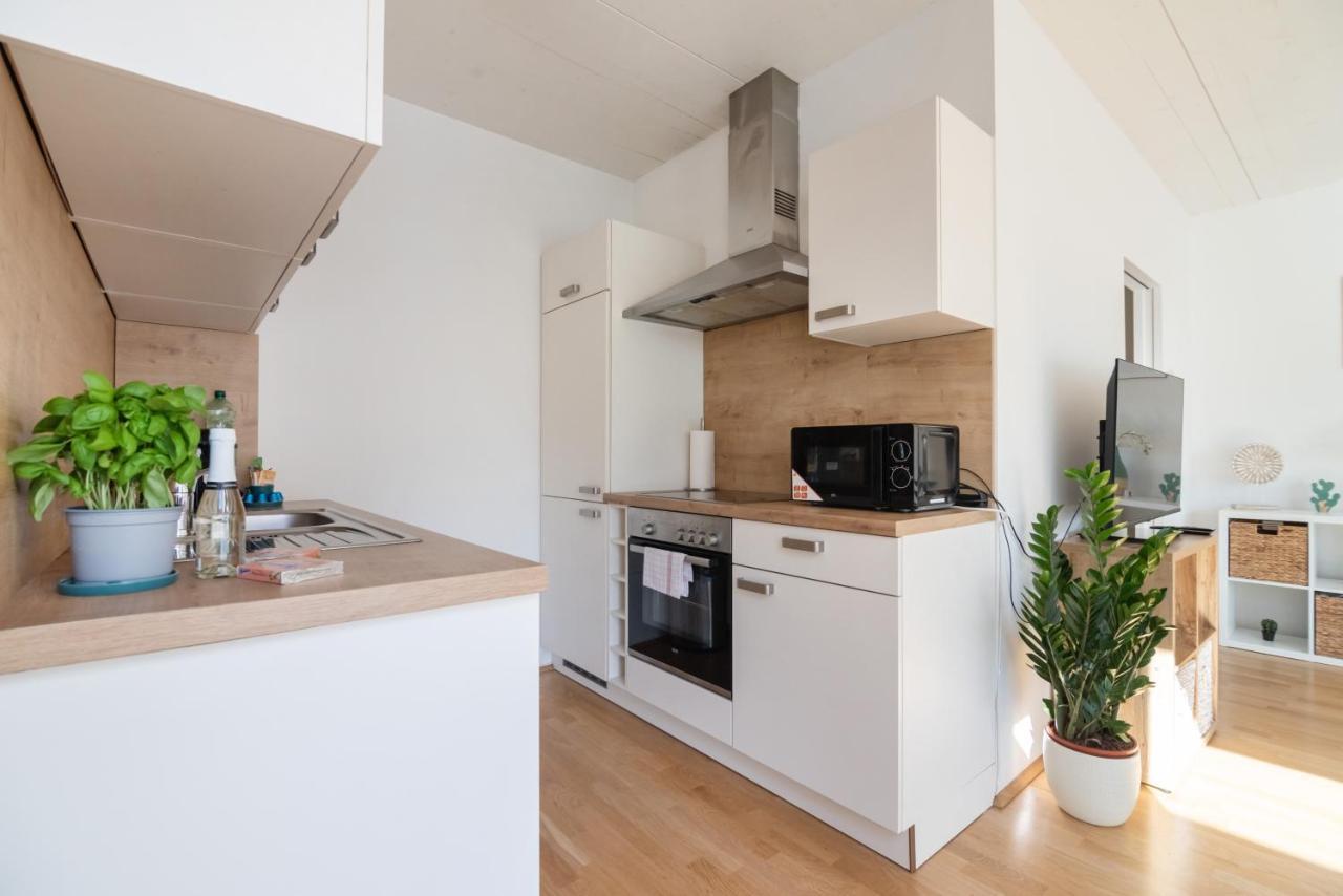 Helles, Neues Dg Apartment Mit Blick Zum Donauturm Wien Ngoại thất bức ảnh
